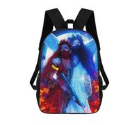sinyumoney Angelic Warriors in Flames Mochila Escolar De Moda Para Estudiantes, Adecuada Para Niños Y Niñas, Mochila Informal Para Viajes Al Aire Libre, Esencial Para El Día A Día 17inch