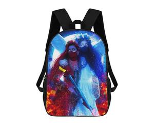 sinyumoney Angelic Warriors in Flames Mochila Escolar De Moda Para Estudiantes, Adecuada Para Niños Y Niñas, Mochila Informal Para Viajes Al Aire Libre, Esencial Para El Día A Día 17inch