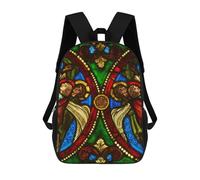 sinyumoney Angels Swinging Censers Mochila Escolar Para Niñas Mochila Impermeable Mochila Informal De Día Mochila Ligera Para Niño Y Niña Mochila Escolar 17inch
