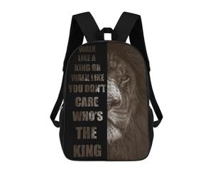 sinyumoney Angry Lion Face Mochila Escolar Secundaria Informal Para Viajes, Bolsos Escolares Para Adolescentes, Chicas, Chicos, Mujeres Y Hombres 17inch