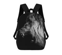 sinyumoney Angry Lion Head Poster Mochila Escolar Infantil De 17 Pulgadas Con Estampado 3D De Películas De Anime Para Niños, Mochila De Viaje, Mochila Escolar Infantil