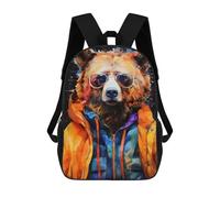 sinyumoney Animal Bear Mochila Escolar Para Niñas Y Niños, Mochilas De Gran Capacidad, Mochilas Ligeras Para Niños Y Estudiantes 17inch