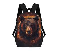 sinyumoney Animal Majestic Bear Mochila Infantil Para Niñas Y Niños, Mochila De Día, Escuela Primaria, Perfecta Para La Vuelta Al Cole O Educación Física, Regalos Y Viajes 17inch