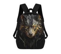 sinyumoney Animal Wolves Wolf Head Mochilas Infantiles Mochila Escolar Impresa En 3D Para Niños Mochilas De Viaje Bolsas Para Libros Para Niños 17inch Mochila Escolar