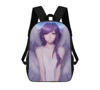 sinyumoney Anime Angel Girl Cute Mochila Escolar Grande Para Niños, Niñas, Adolescentes, Hombres Y Mujeres 17inch