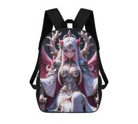 sinyumoney Anime Angel Queen on Throne Mochila Escolar Ligera Para Aeropuerto Y Universidad Para Niñas Y Adolescentes 17inch