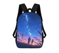 sinyumoney Anime Couple Landscape Mochila Escolar Impresa En 3D Para Niños 17inch Mochilas Para Niños Y Niñas, Mochilas Escolares Para Niños, Mochilas De Viaje