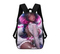 sinyumoney Anime Dragon Girl Mochilas Escolares, Mochilas Para Portátil, Mochilas Para Camping, Aventuras Al Aire Libre Y Viajes Diarios 17inch