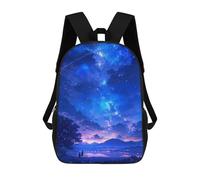 sinyumoney Anime Fantasy Couple Under Night Sky Mochila Escolar Grande Para Niños, Niñas, Adolescentes, Hombres Y Mujeres 17inch