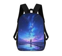 sinyumoney Anime Galactic Gaze Mochila Con Bolsillo Mochilas Impresas En 3D, Mochilas De Viaje, Mochilas Para Libros, Mochila Escolar Para Niños 17inch