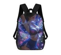 sinyumoney Anime Girl with Butterfly Wings Mochila Escolar Resistente Al Agua, Mochila De Viaje, Bolsa Para Computadora - Perfecta Para Viajes, Trabajo Y Uso Diario 17inch