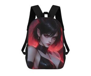 sinyumoney Anime Gothic Demon Girl Mochila De Negocios Para Portátil, Mochila Unisex Informal Para Hombre/mujer 17inch