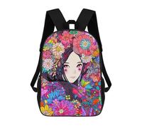 sinyumoney Anime Lofi Kimono Girl Art Mochila Infantil, Mochila Escolar De Gran Capacidad Para Estudiantes, Mochila Para Libros, Mochila Para Niños, Niñas, Adultos Y Adolescentes 17inch