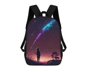sinyumoney Anime Milky Way Galaxy Mochila Escolar, Mochila Para Portátil, Mochila Para Adolescentes, Niñas, Niños, Mujeres Y Hombres 17inch