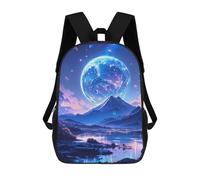 sinyumoney Anime Mountain Planet Mochila Escolar Para Niños Con Impresión 3D, Mochila Moderna Para Niños Y Niñas, Mochila Informal Para Estudiantes. 17inch