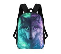 sinyumoney Anime Mystical Wolf Mochila Escolar Para Secundaria Y Preparatoria. Mochila Informal Para Hombres, Mujeres Y Adolescentes. 17inch