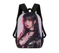 sinyumoney Anime Rebel Girl WAIFU Mochila Ligera Para Aeropuerto, Estudiantes Universitarios Y Mochileros: Perfecta Para Viajes, Trabajo Y Uso Diario 17inch