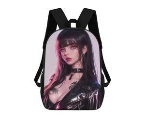 sinyumoney Anime Rebel Girl WAIFU Mochila Ligera Para Aeropuerto, Estudiantes Universitarios Y Mochileros: Perfecta Para Viajes, Trabajo Y Uso Diario 17inch