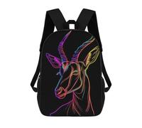 sinyumoney Anthelope Neon Animal Mochilas Escolares Para El Trabajo, Negocios, Universidad, Escuela Para Adolescentes, Chicas, Chicos, Mujeres Y Hombres 17inch