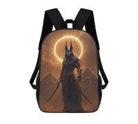 sinyumoney Anu gyptian God of Death Mochila Escolar De Moda, Mochila Para Material Escolar, Mochila Impermeable Informal Para Hombres/mujeres 17inch