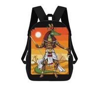 sinyumoney Anu gyptian God of Death Mochila Escolar Para Niñas Mochila Impermeable Mochila Informal De Día Mochila Ligera Para Niño Y Niña Mochila Escolar 17inch