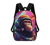 sinyumoney Ape Astronaut in Space Suit-4 Mochilas Infantiles Impresas En 3D Para Niños. Mochilas De Viaje De Moda Para Niños. Mochila Escolar Para Estudiantes De Primaria Y Secundaria.