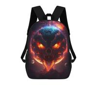 sinyumoney Apocalyptic Earth Fiery Skull Mochila Escolar Para Niñas Y Niños, Mochilas De Gran Capacidad, Mochilas Ligeras Para Niños Y Estudiantes 17inch