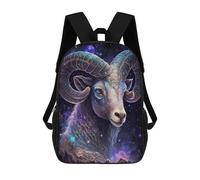 sinyumoney Aries The Ram Mochila Escolar Informal Para El Día A Día, Ideal Para El Trabajo, El Colegio, El Camping, Las Aventuras Al Aire Libre Y Los Viajes Diarios 17inch