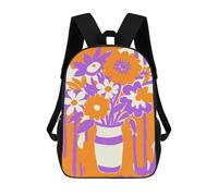sinyumoney Arlet Bouquet of Flowers Mochila Escolar De 17 Pulgadas Impresa En 3D Mochilas Infantiles Mochila Genial Impresa En 3D Para Niños De Primaria Y Secundaria