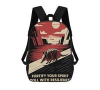 sinyumoney Armadillo Resilience Mochila Escolar Infantil Impresa En 3D Para Niños, Mochilas De Viaje, Bolsas Para Libros, Mochila Escolar Infantil 17inch