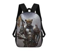 sinyumoney Armored Leopard Guardian Mochilas Para Niños Y Estudiantes, Mochilas Escolares Impresas En 3D, Mochilas Para Estudiantes De Primaria Y Secundaria Para Niños Y Niñas 17inch