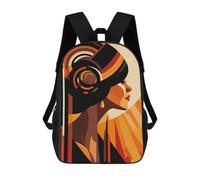 sinyumoney Art Deco Woman Mochila Ronaldo, Mochila Infantil, Mochila Escolar Para Estudiantes, Mochila Para Libros, Mochila Escolar Impresa En 3D Para Niños Y Niñas, 17inch