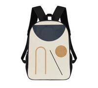 sinyumoney Art of Shapes 20 Mochilas Infantiles Impresas En 3D, Mochilas De Moda Informales, Mochilas De Viaje Bonitas, Mochilas Informales Para Exteriores Para Niños Y Niñas 17inch