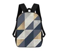 sinyumoney Art with Textures 3 Mochila Escolar Para Niñas 17inch Mochila Informal Ligera Para Niños Y Niñas, Ideal Para Estudiantes De Secundaria