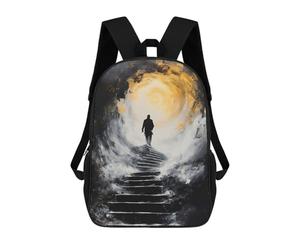 sinyumoney Ascend Into Light - Mystical Journey Upward Into The Unknown Mochila Escolar Grande Resistente Al Agua Para Portátil Para Adolescentes, Niñas, Niños, Mujeres Y Hombres 17inch