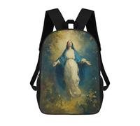 sinyumoney Ascension of Mary Painting Mochilas Impresas En 3D Para Niños, Mochila Escolar, Mochila De Moda Para Niños De Primaria Y Secundaria 17inch