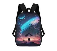sinyumoney Astral Galaxy Landscape Mochilas Para Niños Mochila Escolar De Moda Mochila Escolar Impresa En 3D Para Niños Estudiantes De Primaria Y Secundaria 17inch