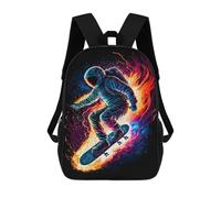 sinyumoney Astro on Fire 3 Mochila De Moda Para Papelería, Impermeable, Informal, Para Hombres, Mujeres Y Adolescentes 17inch
