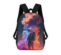 sinyumoney Astronaut Amidst Colorful Clouds Mochilas Infantiles Impresas En 3D Para Niños, Mochilas Escolares De Moda, Mochilas De Viaje, Mochilas Escolares Para Niños De Primaria 17inch