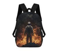 sinyumoney Astronaut Amidst Volcanic Eruption Mochila Escolar Infantil Impresa En 3D Para Niños, Mochilas De Viaje, Bolsas Para Libros, Mochila Escolar Infantil 17inch