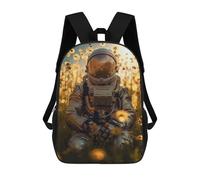 sinyumoney Astronaut And Sunflowers Mochila Escolar/de Negocios Resistente Para Portátil Para Niños/niñas/adolescentes 17inch