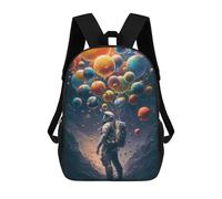 sinyumoney Astronaut Balloons Mochila Infantil Para Niñas Y Niños, Mochila De Día, Escuela Primaria, Perfecta Para La Vuelta Al Cole O Educación Física, Regalos Y Viajes 17inch