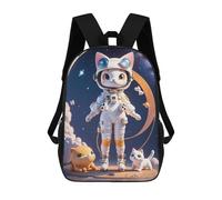 sinyumoney Astronaut Cat in Space Mochilas Infantiles Mochila Escolar Impresa En 3D Para Niños Mochilas De Viaje Bolsas Para Libros Para Niños 17inch Mochila Escolar