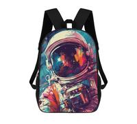 sinyumoney Astronaut Colorful Mochila Escolar Grande Resistente Al Agua Para Portátil Para Niños/niñas/adolescentes 17inch