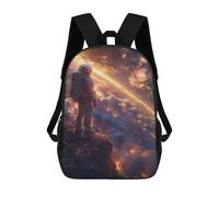 sinyumoney Astronaut Cosmic Sunset Mochilas Infantiles Mochila Escolar Impresa En 3D Para Niños Mochilas De Viaje Bolsas Para Libros Para Niños 17inch Mochila Escolar