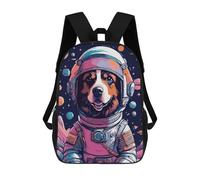 sinyumoney Astronaut Dog 8 Mochilas Infantiles Impresas En 3D, Mochilas De Moda Informales, Mochilas De Viaje Bonitas, Mochilas Informales Para Exteriores Para Niños Y Niñas 17inch