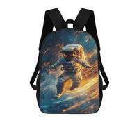 sinyumoney Astronaut Floating in Space-14 Mochila Escolar Infantil De 17 Pulgadas Con Estampado 3D De Películas De Anime Para Niños, Mochila De Viaje, Mochila Escolar Infantil