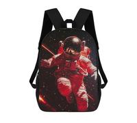 sinyumoney Astronaut Floating in Space-15 Mochila Escolar Ligera E Informal Para Adolescentes, Niños, Mujeres Y Hombres 17inch