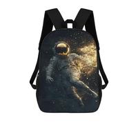 sinyumoney Astronaut Floating in Space -3 Mochila Escolar, Mochila De Negocios, Mochila Impermeable Para Libros, Para Acampar, Aventuras Al Aire Libre Y Viajes Diarios 17inch