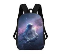 sinyumoney Astronaut Floating in Space-4 Mochila Mochila Informal Para El Día A Día, Para La Escuela, El Trabajo Y Los Viajes Para Hombres, Mujeres Y Adolescentes 17inch